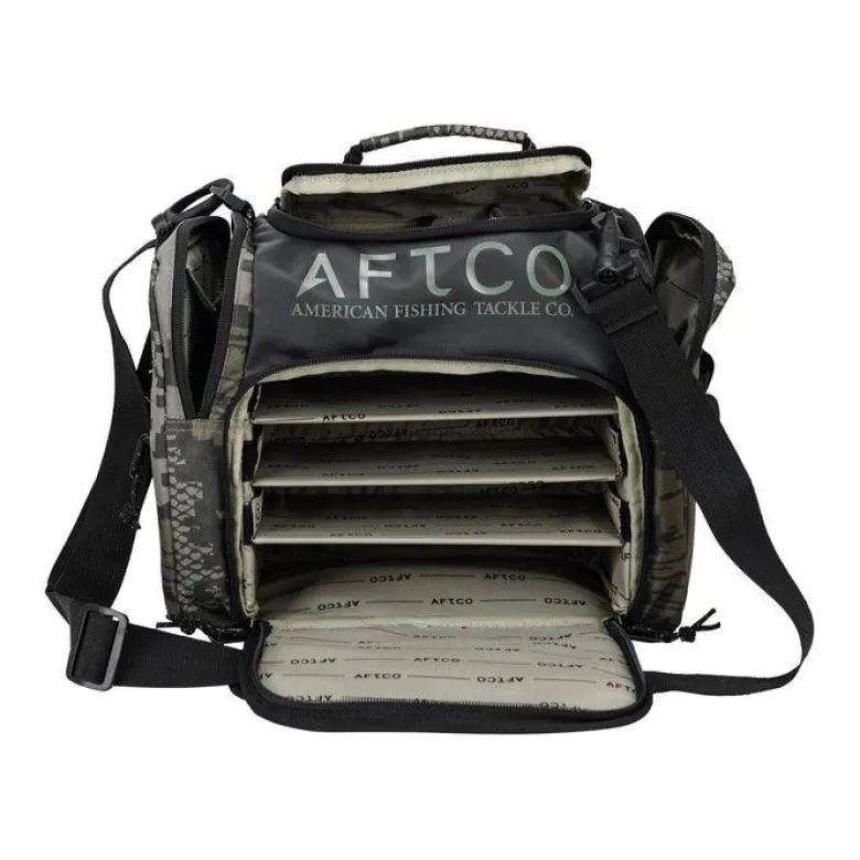 AFTCO Tackle Bags Green Digi Camo
