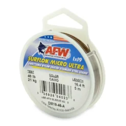 American Fishing Wire Surflon Micro Ultra Nylon Coated Stainless Steel Wire Leader