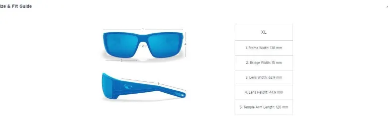 Costa Ballast Polarized Sunglasses