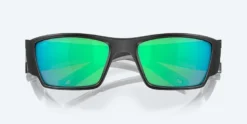Costa Corbina Pro Matte Black Frame with Green Mirror Lens 580G Polarized Sunglasses