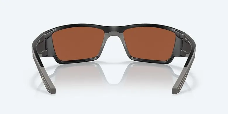 Costa Corbina Pro Matte Black Frame with Green Mirror Lens 580G Polarized Sunglasses