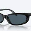 Costa Fathom Matte Black Frame With Gray Mirror Lens 580P Polarized Sunglasses
