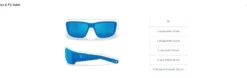 Costa Fathom Matte Black Frame With Gray Mirror Lens 580P Polarized Sunglasses