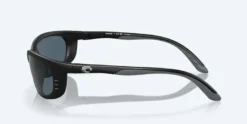Costa Fathom Matte Black Frame With Gray Mirror Lens 580P Polarized Sunglasses