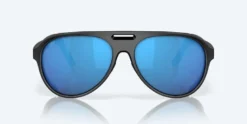 Costa Grand Catalina Matte Black Frame with Blue Mirror Lens 580G Polarized Sunglasses