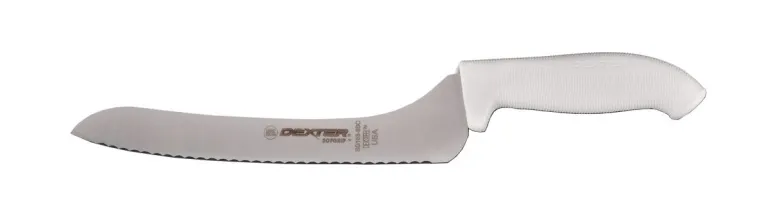 Dexter Russell SG163-9SC 9" Sofgrip Offset Scalloped Knives