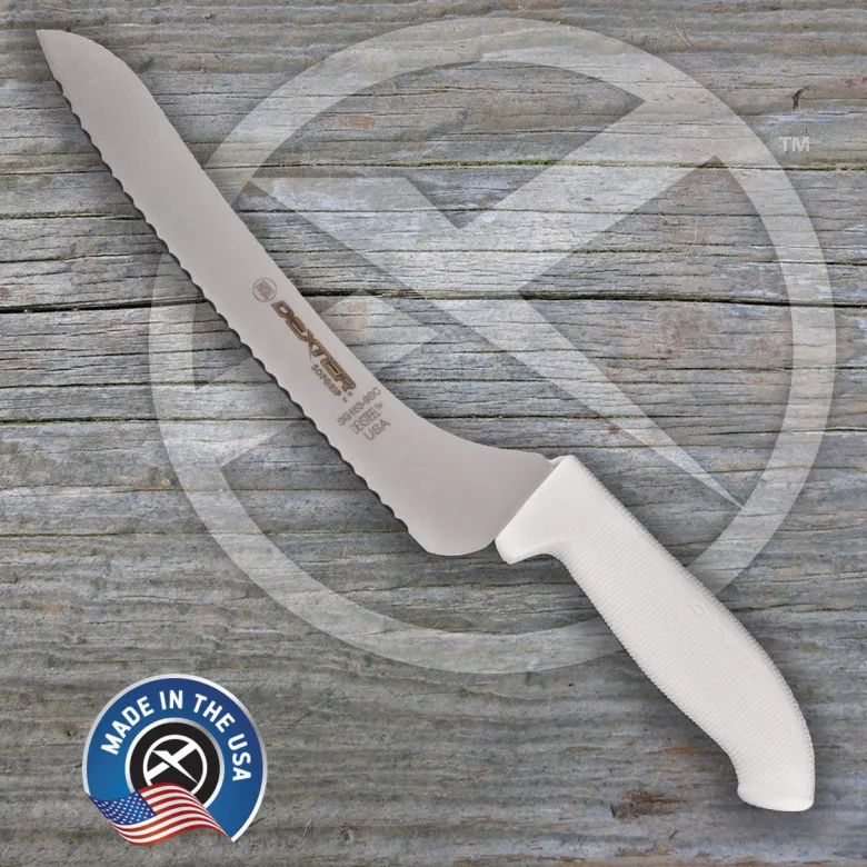 Dexter Russell SG163-9SC 9" Sofgrip Offset Scalloped Knives