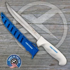 Dexter Russell SG142-8TEEG 8" Sofgrip Tiger Edge Scalloped Knives with Edge Guards