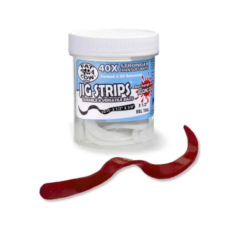 Fat Cow Jig Strips Eel Tail