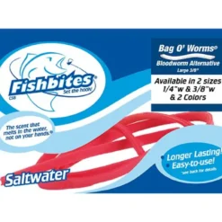 Fishbites Longer Lasting Bag O' Worms Soft Baits