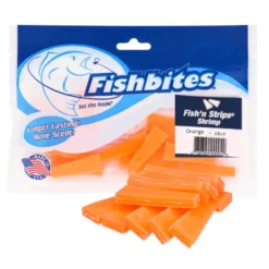 Fishbites Longer Lasting Fish'n Strips Shrimp Scented Soft Baits