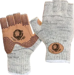 Fish Monkey Wooly Wool Half Finger Gloves