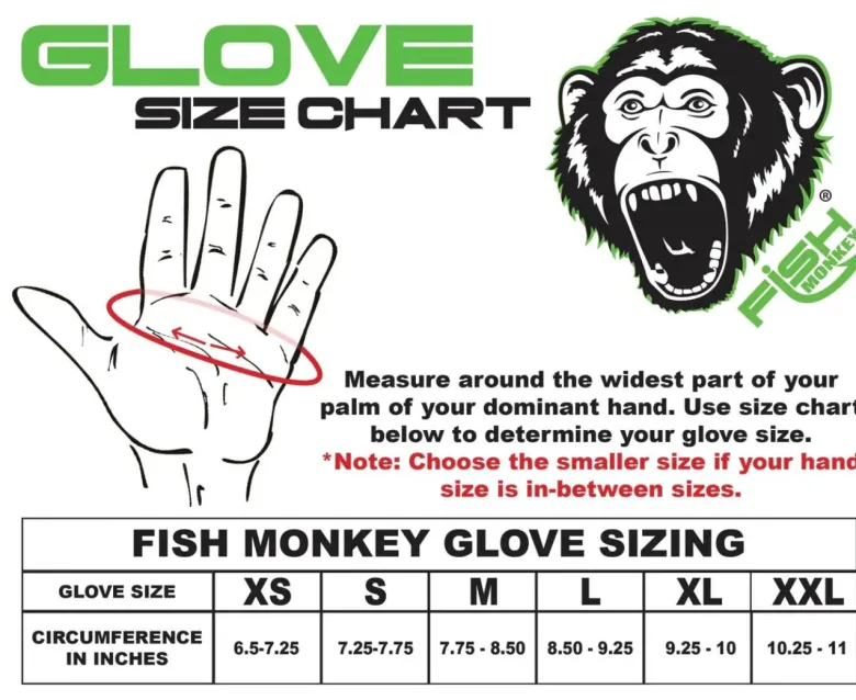 Fish Monkey Wooly Wool Half Finger Gloves