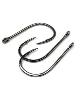 Gamakatsu Octopus Straight Eye 4x Strong In-Line Point Hooks NS Black