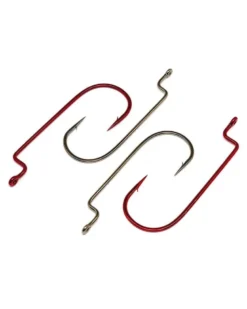 Gamakatsu Worm Offset Shank Round Bend Hooks Bronze