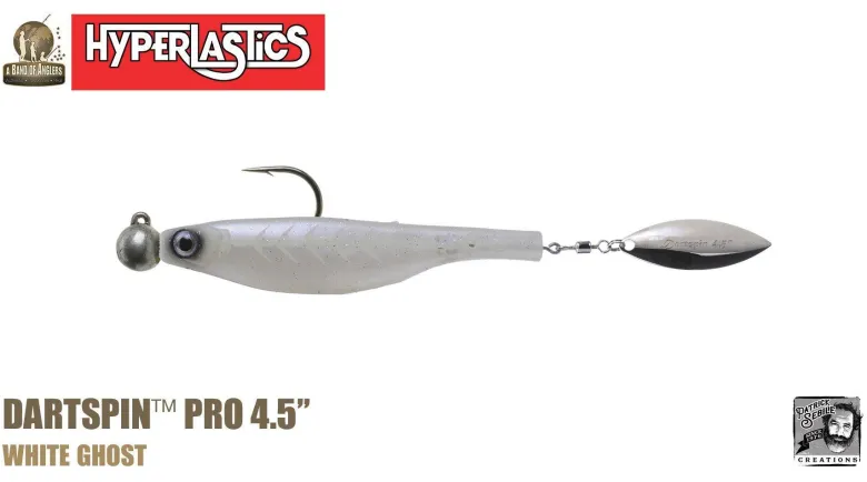 Hyperlastics Dartspin Pro Lures (Rigged Jighead Ver.)
