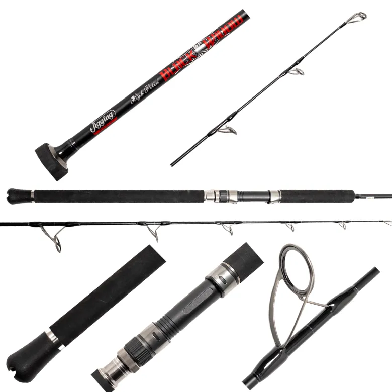 Jigging World Black Widow 2.0 Hi-Pitch Spinning Rods