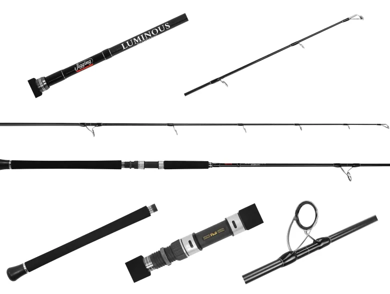Jigging World Luminous Popping Spinning Rods