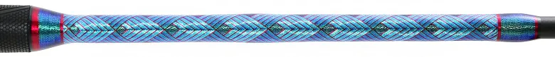 Jigging World MK2 7'6" Custom Spinning Rod - Blue/Red