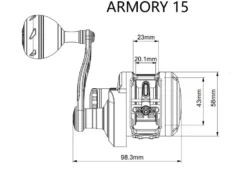 Maxel Armory Wind Conventional Reels