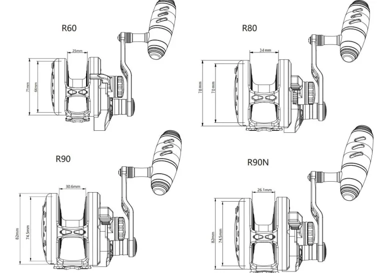 Maxel Rage Drag Conventional Reels