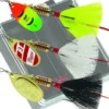 Mepps Bass Pocket Pac - #3 Aglia Dressed Inline Spinners