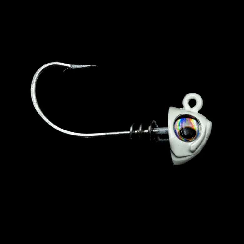 NLBN - No Live Bait Needed Hot Heads Screw Lock Jig Heads for 5" Paddle Tails