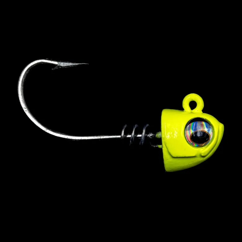 NLBN - No Live Bait Needed Hot Heads Screw Lock Jig Heads for 5" Paddle Tails