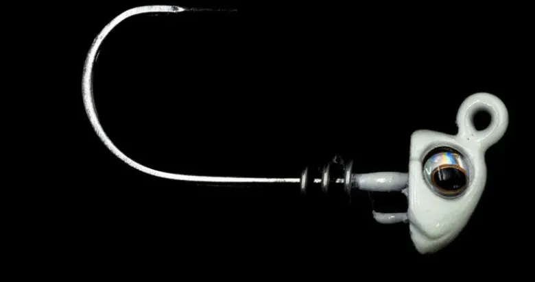 NLBN - No Live Bait Needed Hot Heads Screw Lock Jig Heads for 3" Paddle Tails