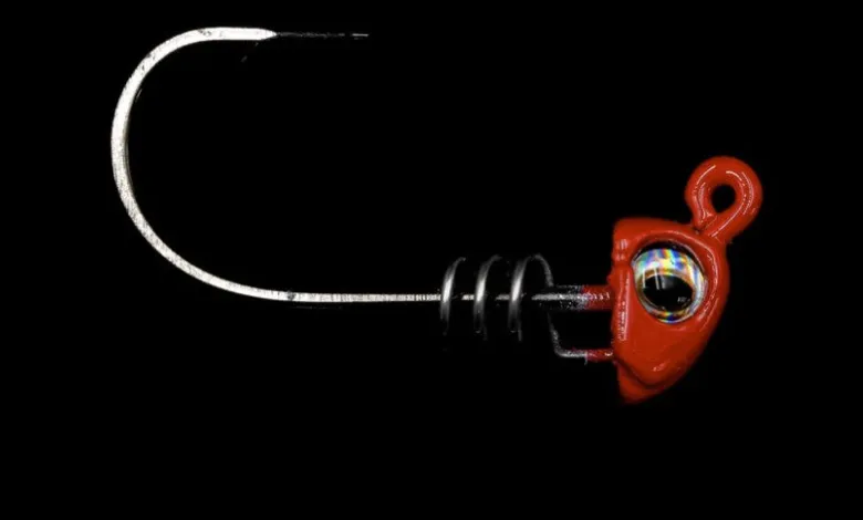 NLBN - No Live Bait Needed Hot Heads Screw Lock Jig Heads for 3" Paddle Tails