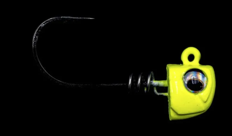 NLBN - No Live Bait Needed Hot Heads Screw Lock Jig Heads for 3" Paddle Tails