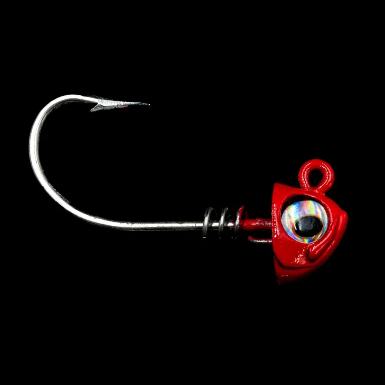 NLBN - No Live Bait Needed Hot Heads Jig Heads for 8" Paddle Tails