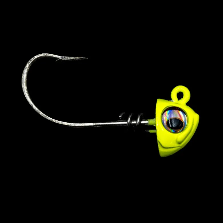 NLBN - No Live Bait Needed Hot Heads Jig Heads for 8" Paddle Tails