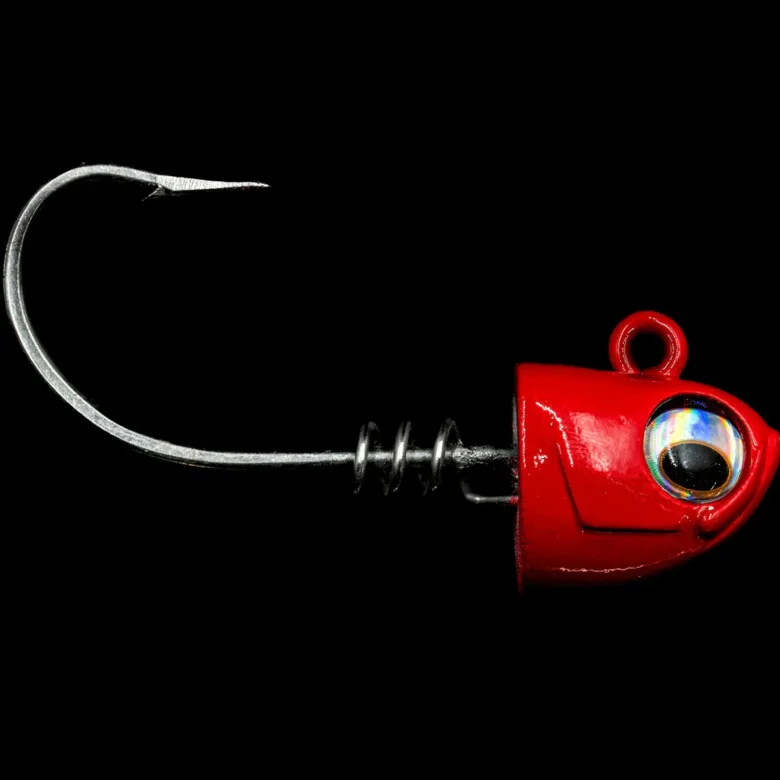 NLBN - No Live Bait Needed Hot Heads Jig Heads for 8" Paddle Tails