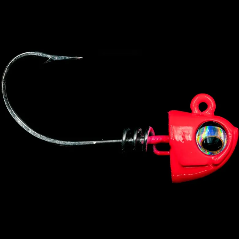 NLBN - No Live Bait Needed Hot Heads Jig Heads for 8" Paddle Tails