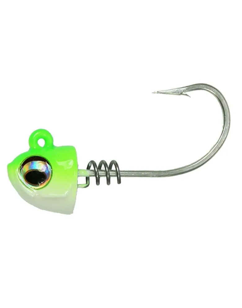 NLBN - No Live Bait Needed Screw Lock Jig Heads for 5" Paddle Tails