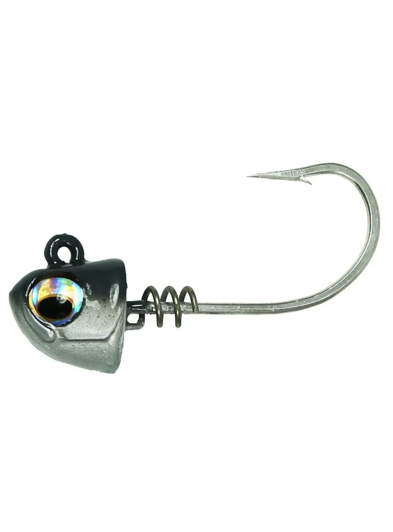 NLBN - No Live Bait Needed Screw Lock Jig Heads for 5" Paddle Tails