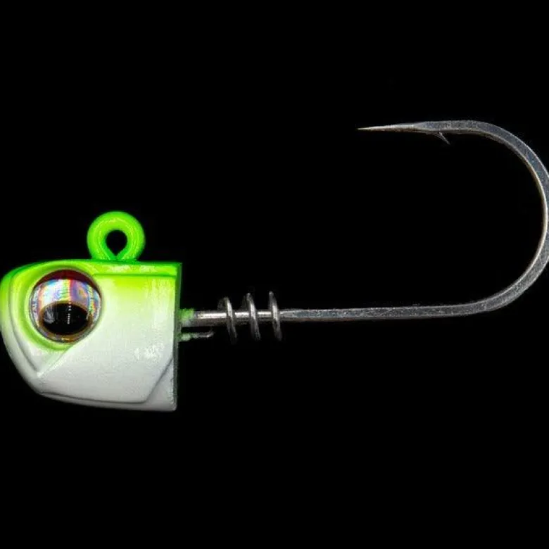 NLBN - No Live Bait Needed Screw Lock Jig Heads for 3" Paddle Tails