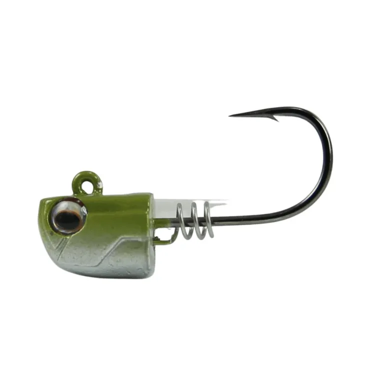 NLBN - No Live Bait Needed Screw Lock Jig Heads for 3" Paddle Tails