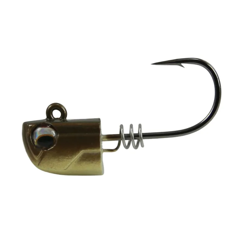 NLBN - No Live Bait Needed Screw Lock Jig Heads for 3" Paddle Tails