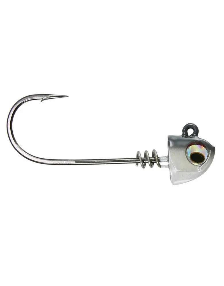 NLBN - No Live Bait Needed Screw Lock Jig Heads for 8" Paddle Tails