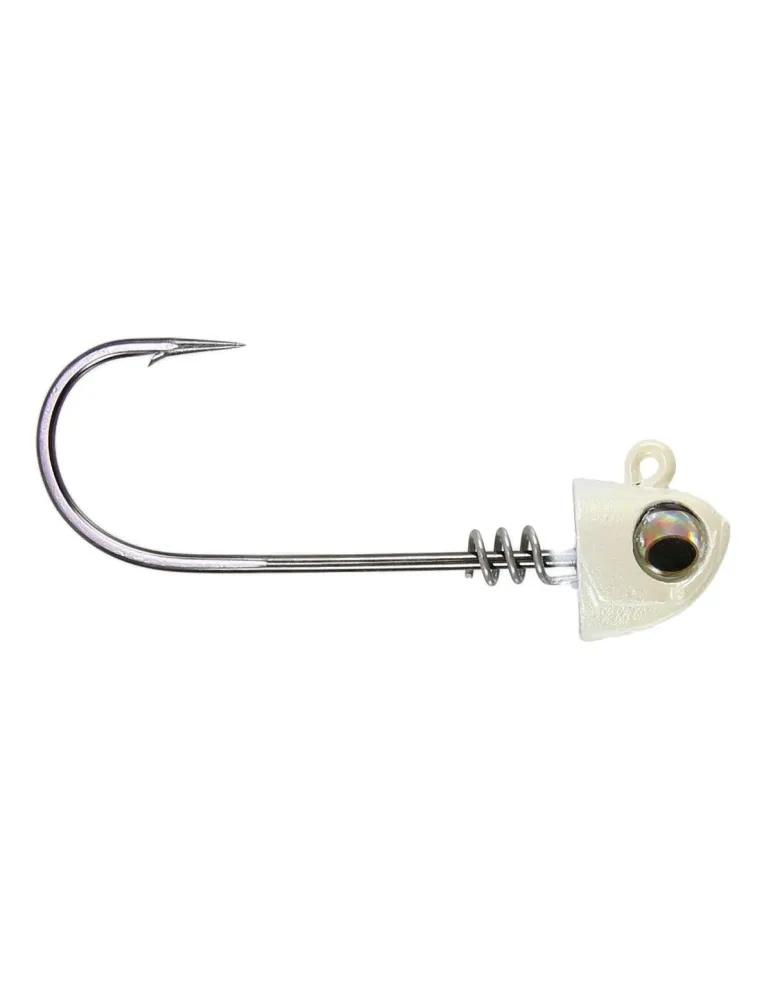 NLBN - No Live Bait Needed Screw Lock Jig Heads for 8" Paddle Tails