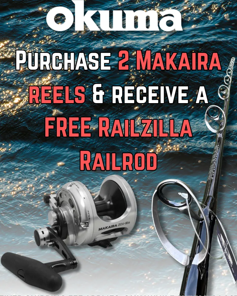 Okuma Makaira Special Edition 2-Speed Lever Drag Reels