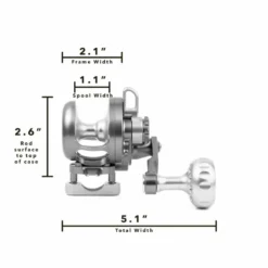 Seigler SGN Small Game Narrow Lever Drag Reels