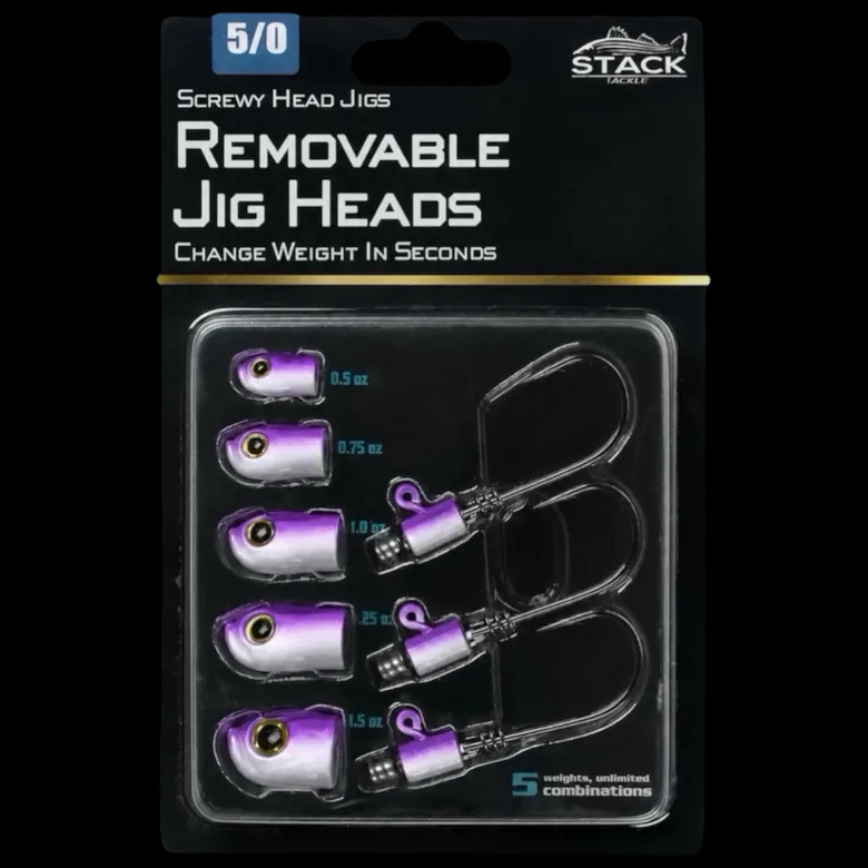 Stack Tackle Screwy Head Jigs