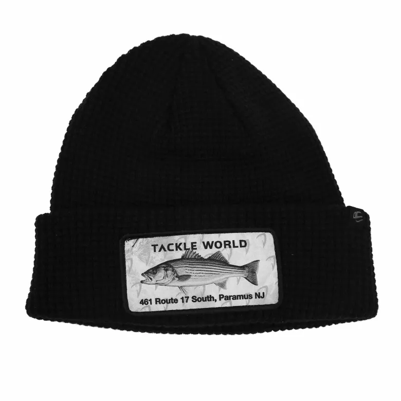 Tackle World Waffle Beanie Striped Bass