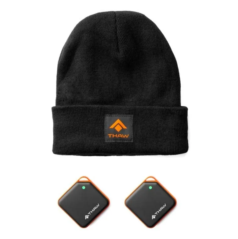 Thaw 2K Rechargeable Hand Warmers and Knit Beanie