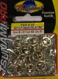 Tsunami Heavy Duty Stainless Steel Split Rings
