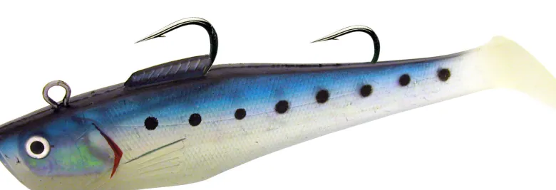 Tsunami Holographic 9" Double Hook Swim Shads