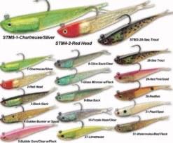 Tsunami Holographic Split Tail Minnows